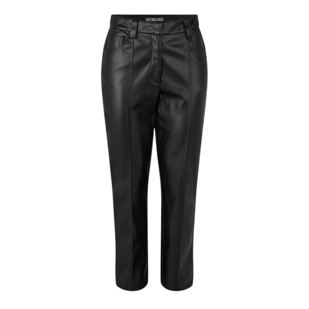 Biba Womens/Ladies PU Straight Leg Pants / Black